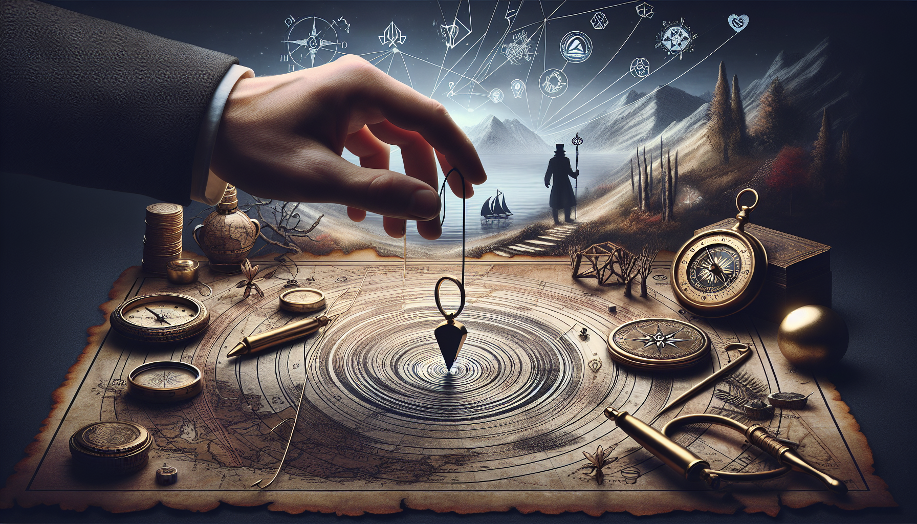 Pendulum Charts & Map Dowsing for Treasure Hunters